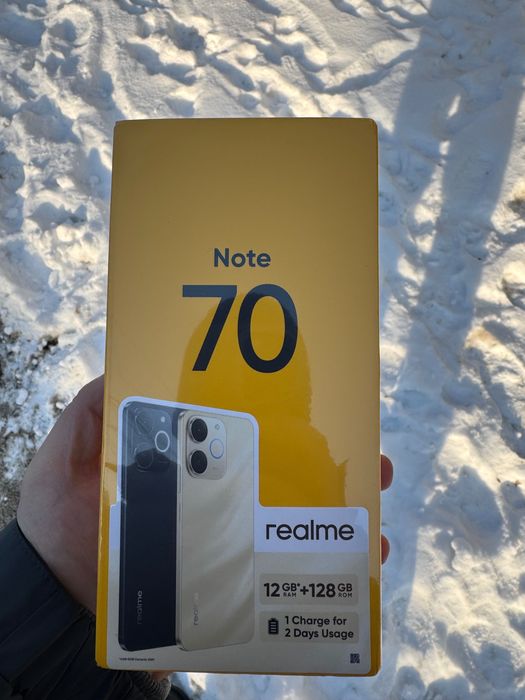 Смартфон Realme Note 70 Global 4/128 — 90Hz, 6000 mAh, новий