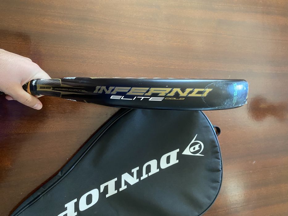 Raquete de padel Dunlop Inferno Elite Gold