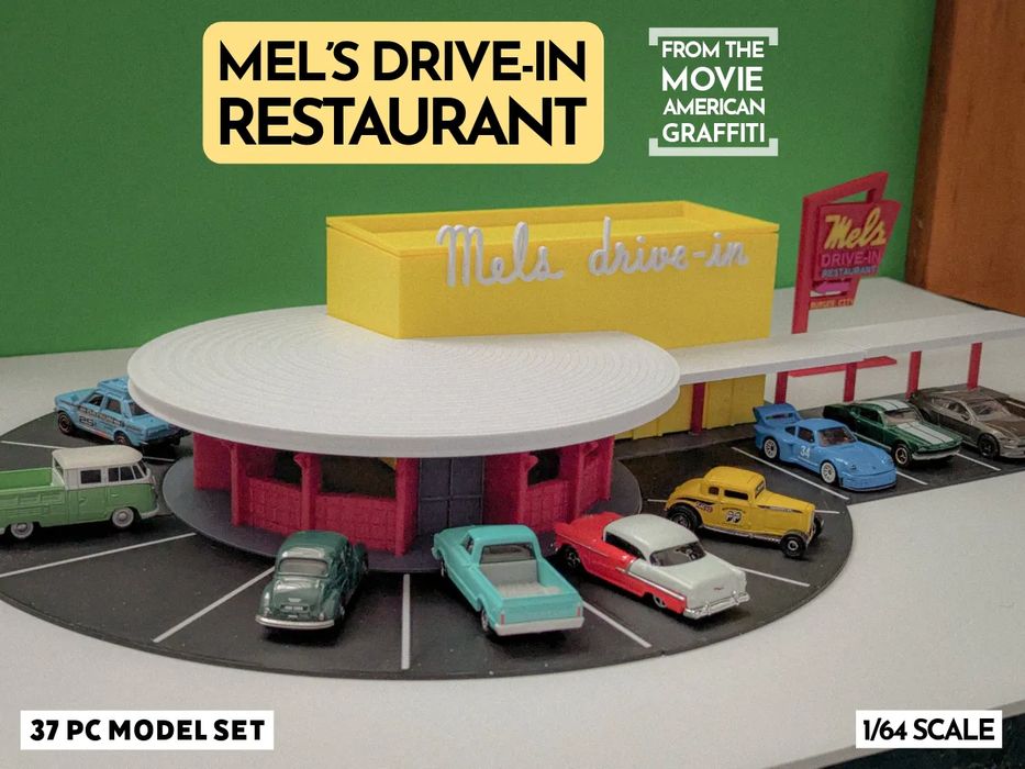 Miniatura Conjunto Mel's Drive-In (American Graffiti)