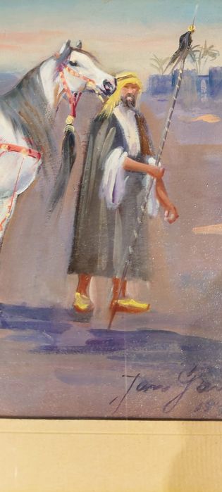 Obraz Arab z Koniem z 1910 roku