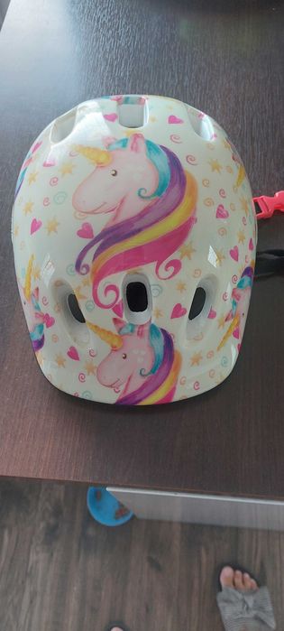 Kask rowerowy dziewczęcy