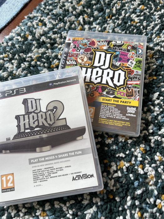 Jogos PS3 DJ Hero e DJ Hero 2