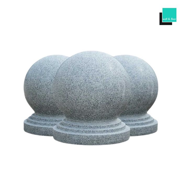 Ogrodowa Kula Granitowa polerowana G603 Dekoracja do domu i ogrodu