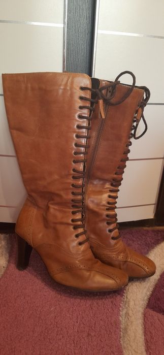 Чоботи Clarks демісезонні шкіряні, р. 38 (23,5-24 см)