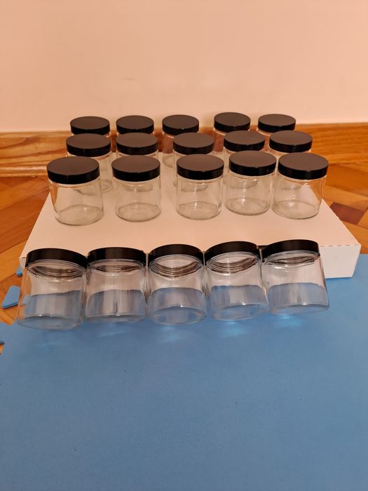 słoiczki szklane 120 ml, z nakrętkami