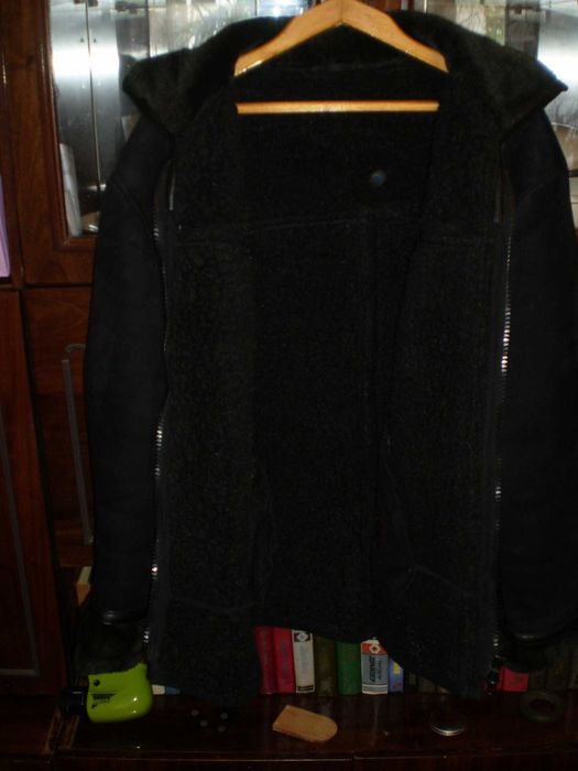 Мужская теплая дубленка