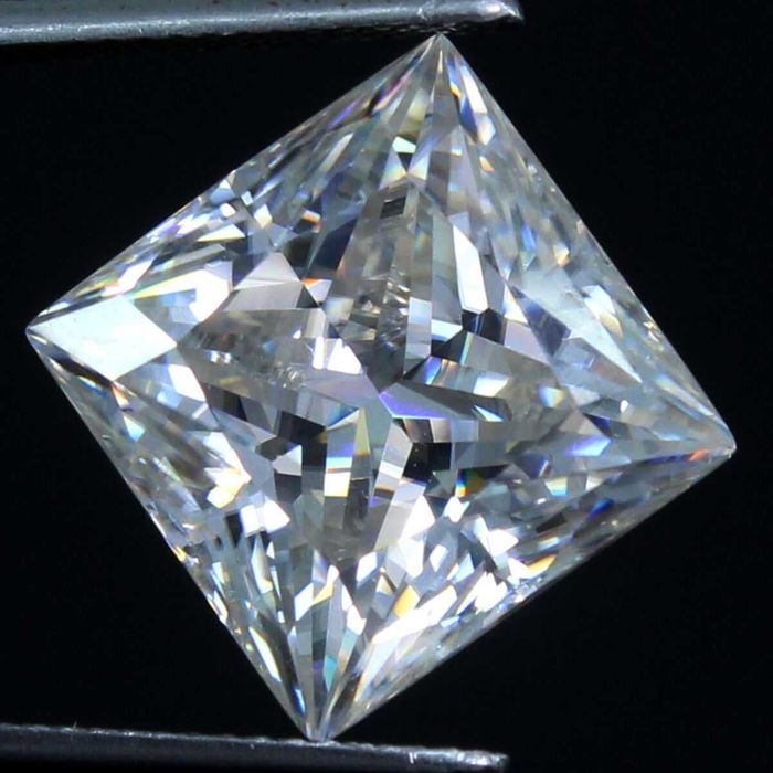 DiamentMoissanit Księżniczka7mmx7mm-2CT VVS1-D