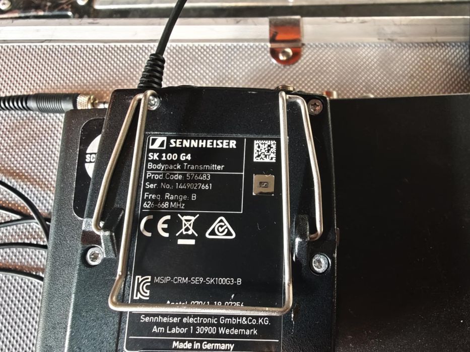 Sennheiser EW100 G4 bodypack mikrofon nagłowny oryginał