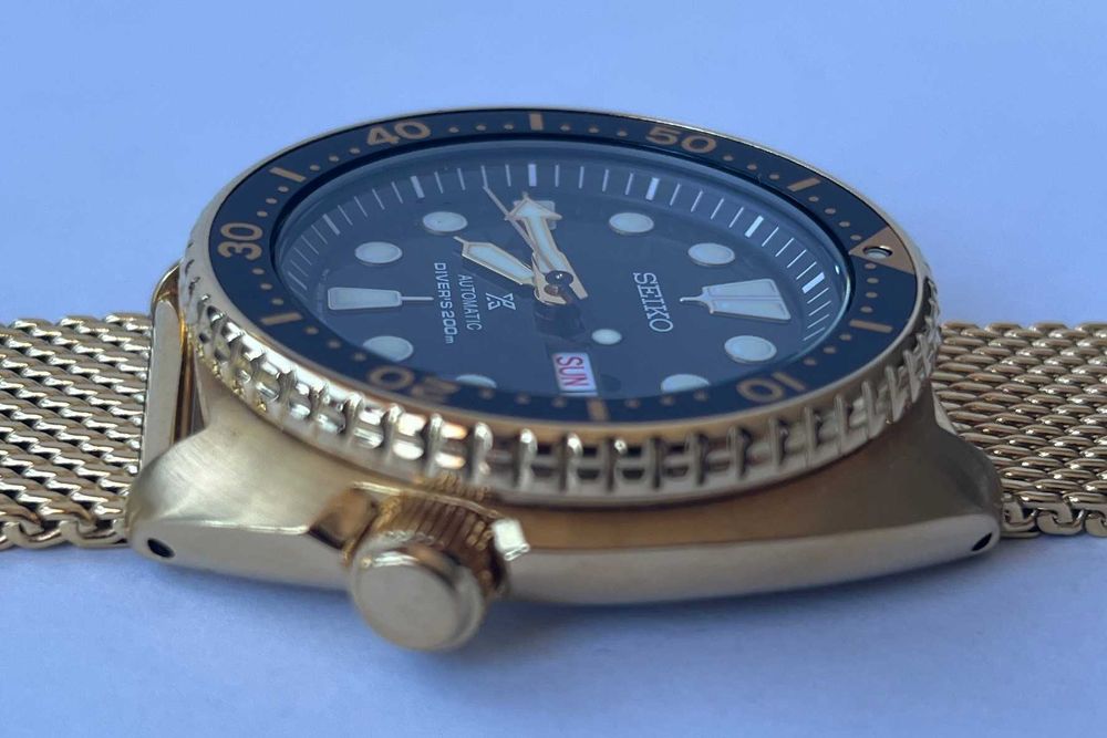 Seiko SRPC44 Złoty Żółw