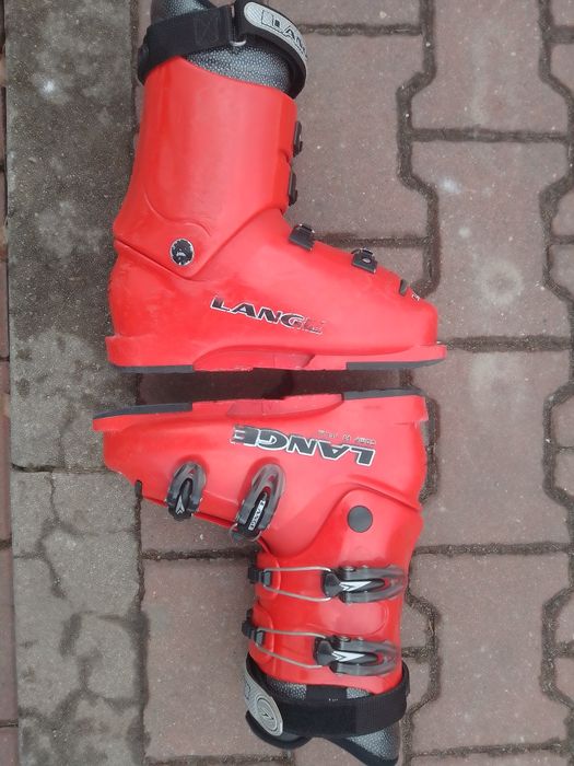 Buty narciarskie Lange czerwone wkładka 24,5cm