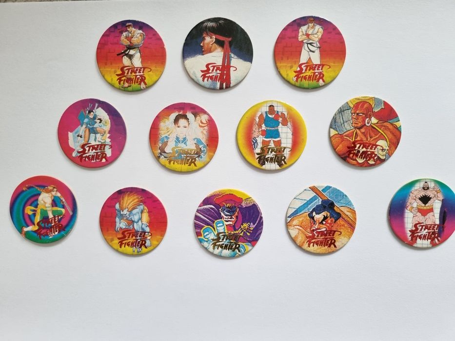 Żetony Street Fighter tazo tazos