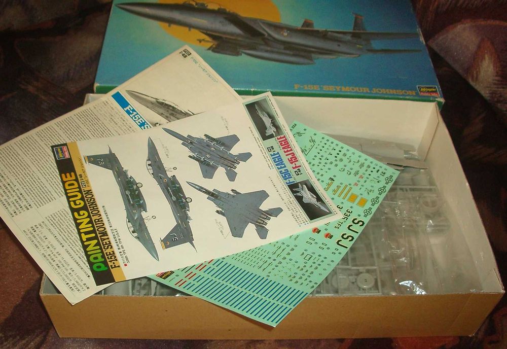 Сборная модель самолета F-15E  1/48 HASEGAWA