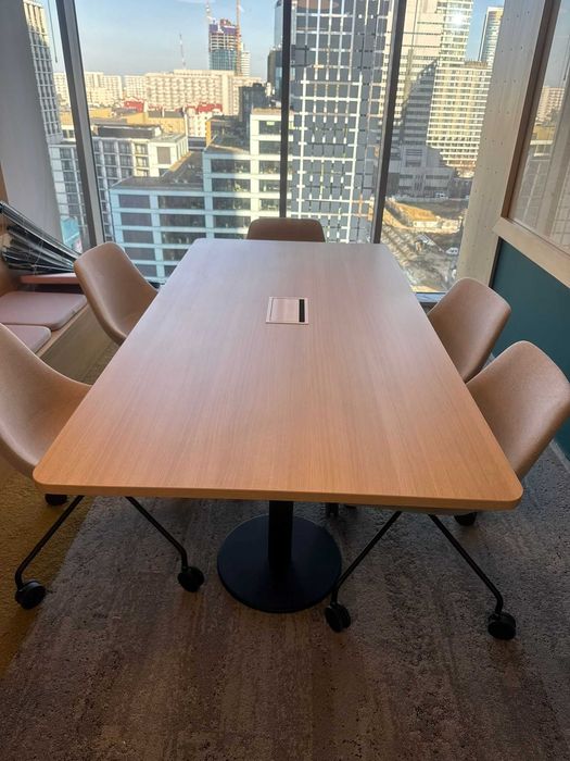 Stół konferencyjny buk stoły biurka konferencyjne biuro dom salon