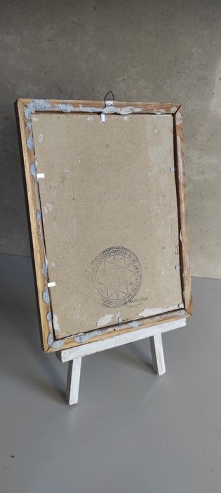 Stary obrazek Rama Piłsudski na kasztance