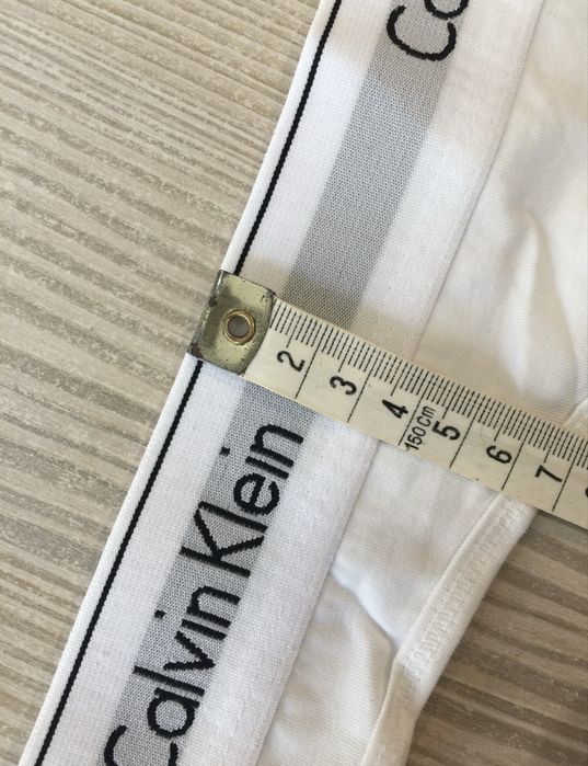 Stringi Klein CK trojpak białe czarne szare nowe r. S