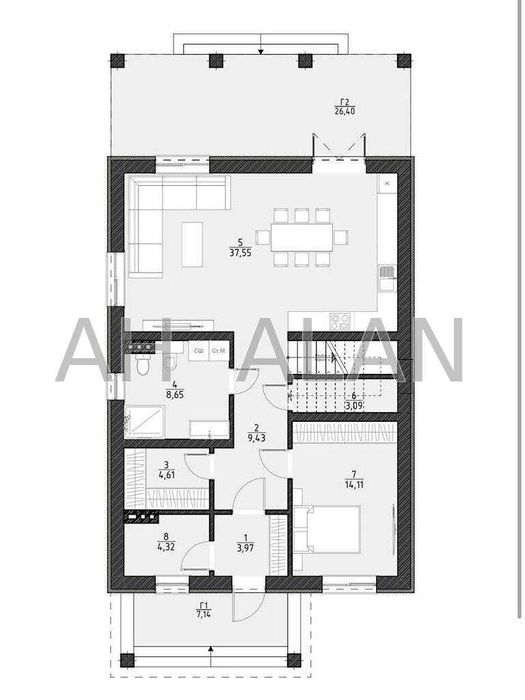 Дом по адресу (площадь 210 м²) - Atlanta.ua - фото 5