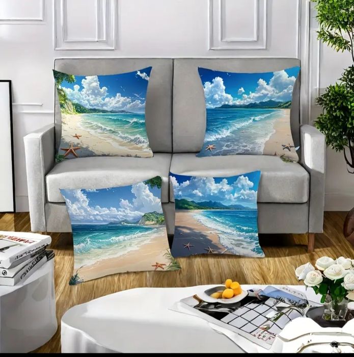 4 poszewki na poduszki rozm. 45 x 45