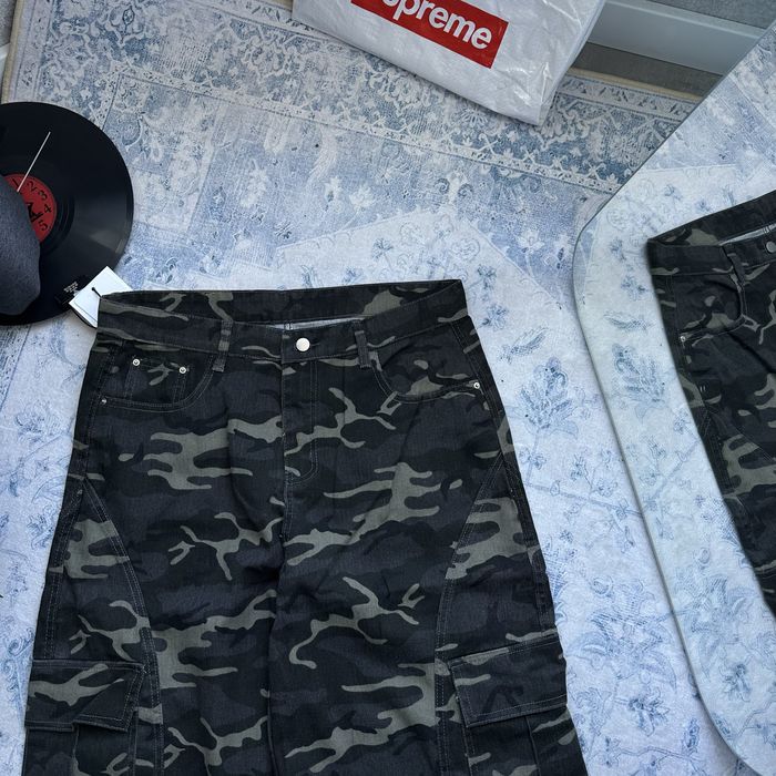 Baggy camo opium y2k pants real tree racer широкі камуфляж джинси камо