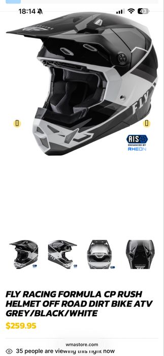 Ендуро шолом FLY RACING