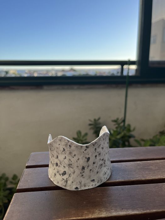 Suporte para bases de copos | Feito à mão com cerâmica fria