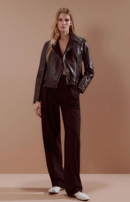 Косуха із натуральної шкіри Reserved