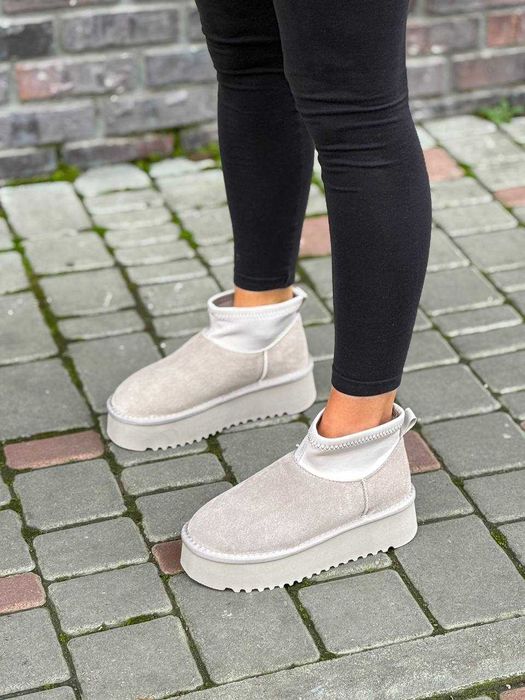 Угги жіночі зимові (36-41) Уггі в стилі UGG Classic Mini Dipper Уги