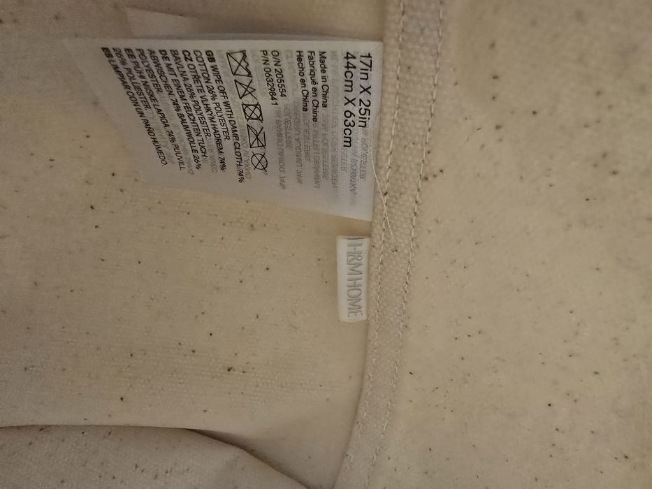 Duże składane sztywne worki h&m