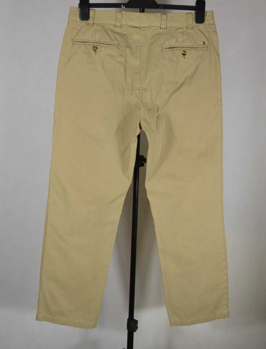 TOMMY HILFIGER Brooklyn Chino Spodnie Męskie 33/32 Oryginalne Super Stan