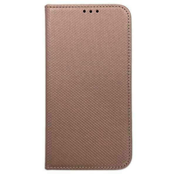 Etui Smart Magnet book Realme C63różowo złoty/rose gold