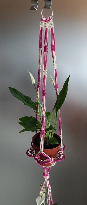 2 Suportes de macramé