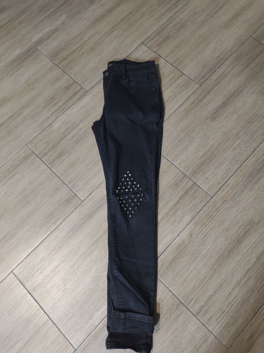 Damskie rurki jeans damska bluza lekka na zamek
