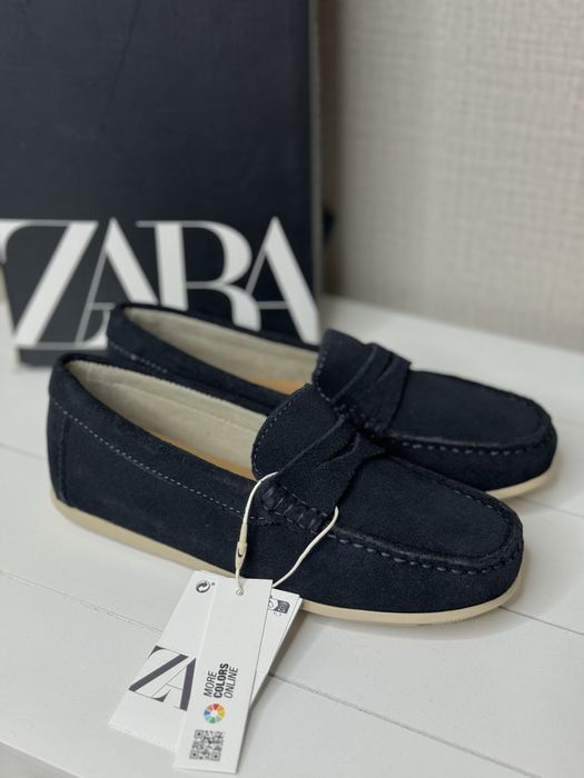 Замшеві мокасіни Zara 29,33,35 р. на хлопчика