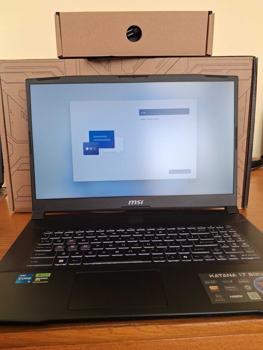 Laptop Gamingowy / MSI Katana 17 / i5 / 16GB / 512GB SSD / RTX 3050 4GB / 144Hz / stan BDB