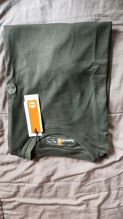 Timberland khaki oliwkowy t-shirt rozm XL