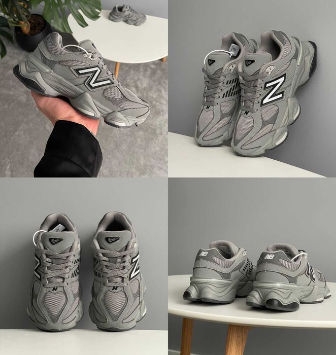 Женские кроссовки New Balance 9060 Shadow Gray Castlerock 36-41