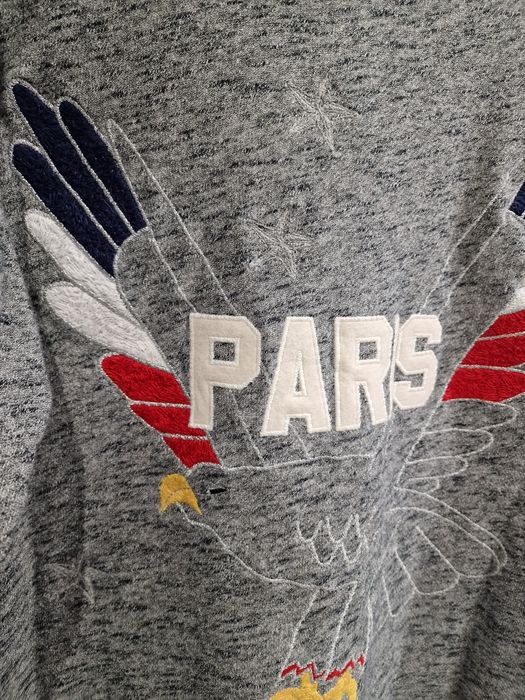 Bluza BWGH 36 szara melanż Paris skrzydła
