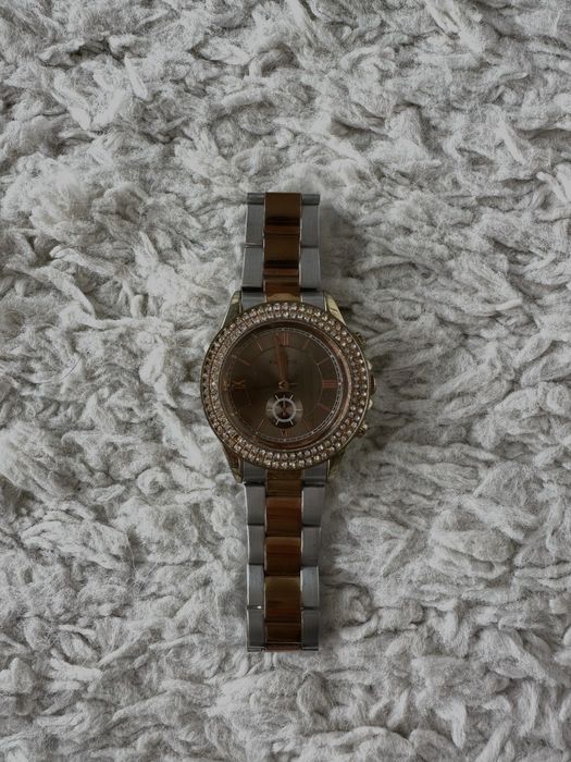 Relógio prateado e rose gold Parfois