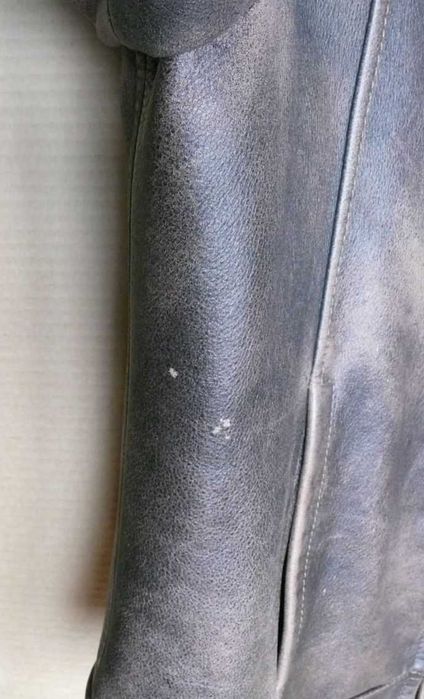 Klasyczna kurtka skórzana (prawdziwa skóra) pilotka biker katana