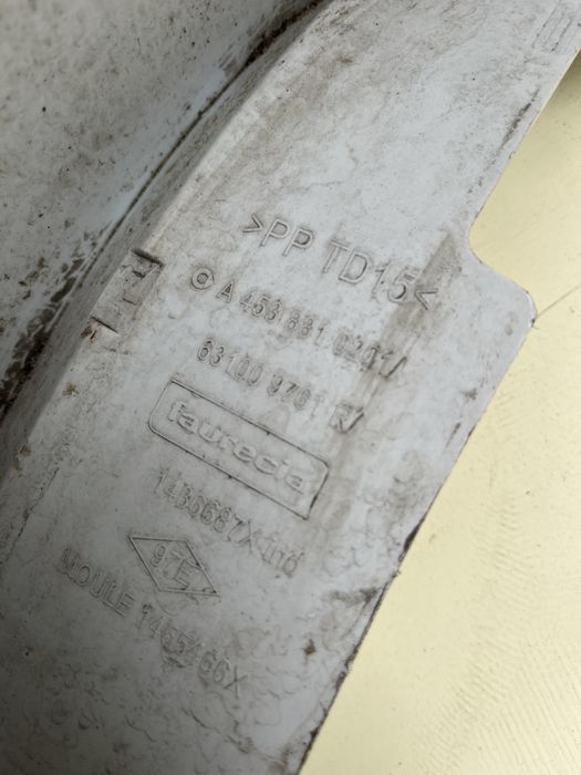 Błotnik Smart 453 fortwo