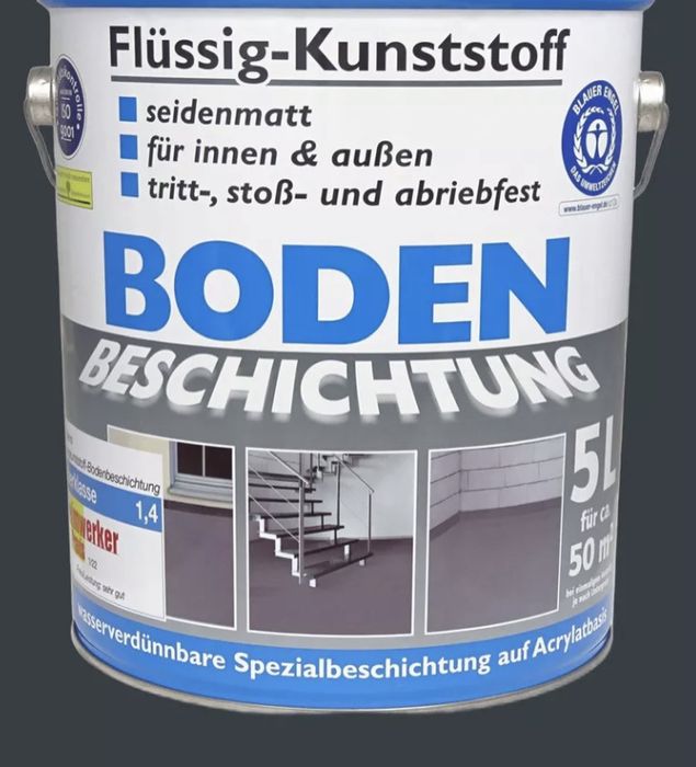 Жидкий пластиккраска для покрытия полов