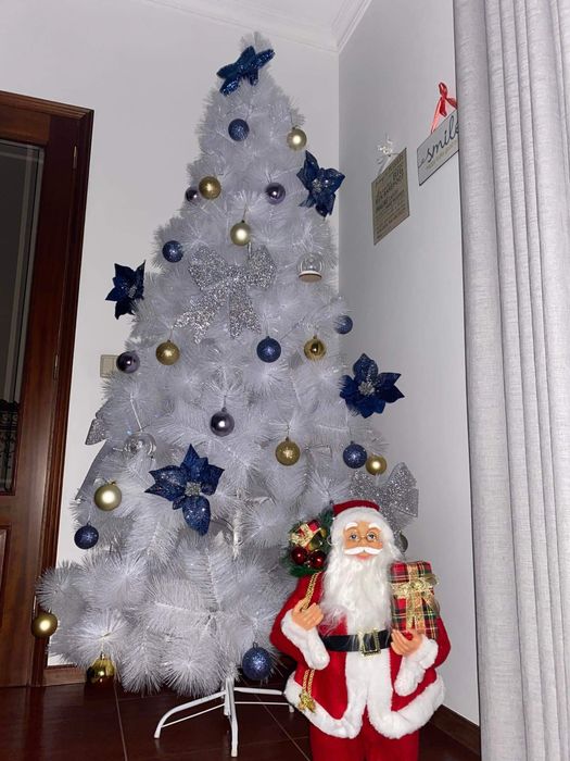 Arvore de natal branca 1,80m