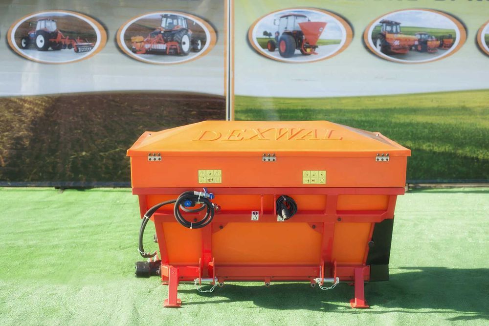 Piaskarka Komunalna PK Wałowa Zawieszana 550L 900kg Posypywarka do Soli