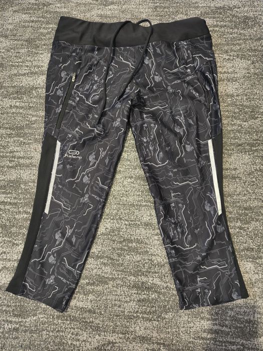 Kalenji Decathlon damskie sportowe spodenki legginsy 3/4 rozmiar M
