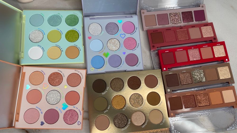 *Novo*Lote ColourPop Maquilhagem – 11 Paletas + 5 Blushes Novos
