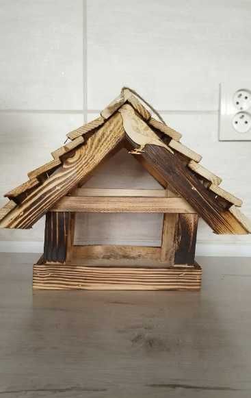 Duży karmnik dla ptaków budka dekoracja ogród taras dom