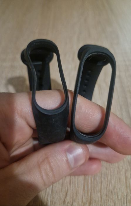 Ремешки силиконовые от Mi band 3-4 Подходят идеально