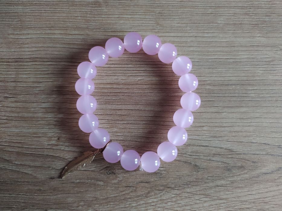 Różowa bransoletka