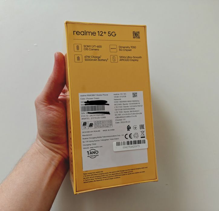 ‼️НОВИЙ Realme 12 + (Plus) 5G 12/512Gb. Зелений/Global version/смартфон‼️