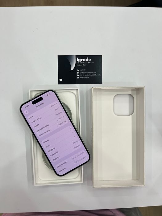 Iphone 15 de 256GB impecavel