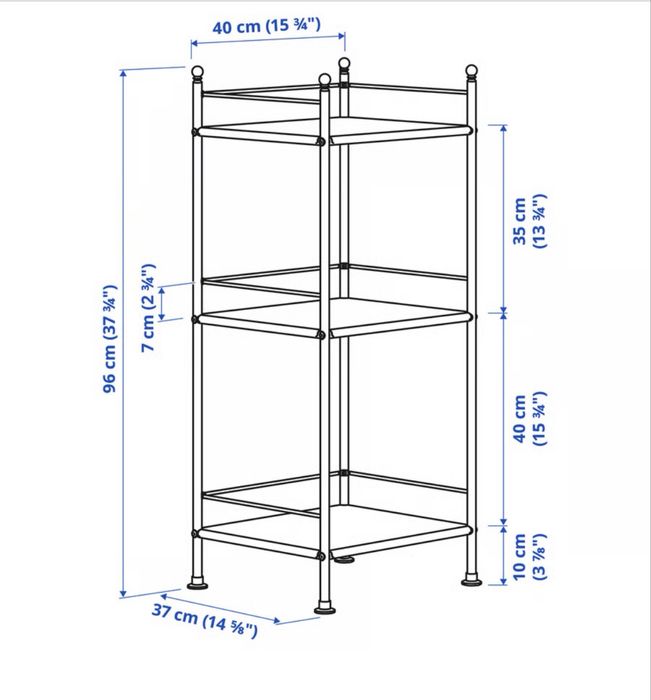 Estante FROSJON IKEA - 2 unidades
